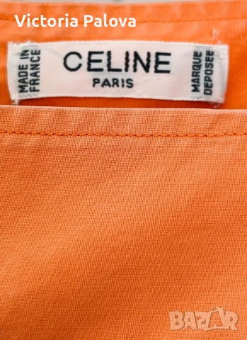 HAUTE COUTURE модна къща CELINE рокля памук, снимка 5 - Рокли - 51234620