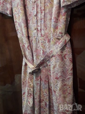 Дамска лятна рокля къс ръкав с коланче, снимка 2 - Рокли - 28798962