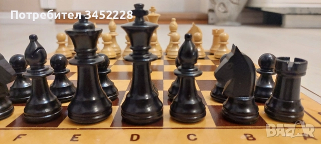 шах фигури дървени нови 30см , снимка 4 - Шах и табла - 52228398