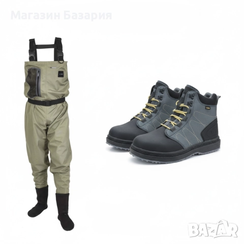 Дишащ гащеризон за газене + обувки с кече, снимка 1