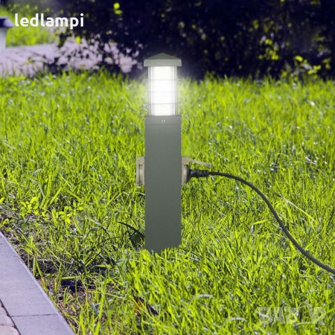 Градински Стълб Е27 С Двоен Контакт, снимка 6 - Външни лампи - 28406828