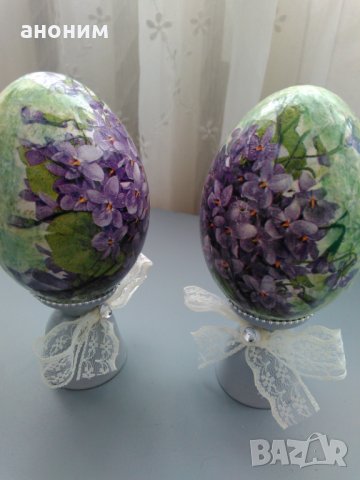 Декорирани яйца, снимка 4 - Декорация за дома - 27806907