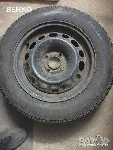 стоманени джанти 4 по 108 15, снимка 2 - Гуми и джанти - 47447674