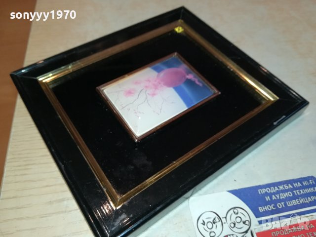 картина от франция-миниатюра 0402241559, снимка 2 - Антикварни и старинни предмети - 44128899