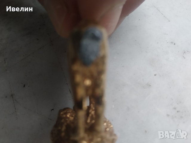 месингова статуетка-куче, снимка 5 - Антикварни и старинни предмети - 32971354