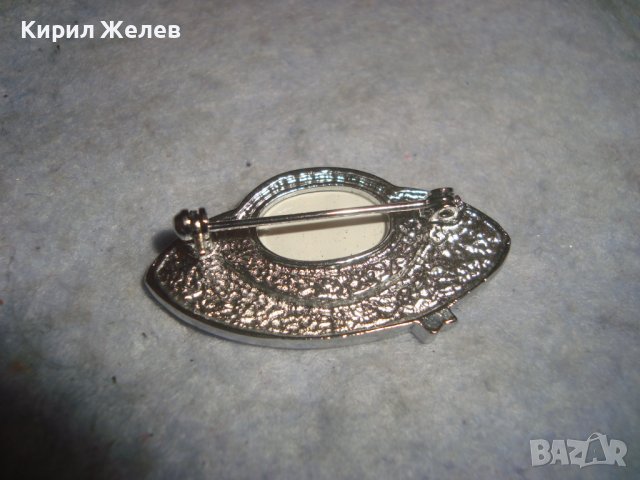 ВИНТИДЖ АРТ СРЕБРИСТА СТИЛНА БРОШКА 18956, снимка 4 - Други - 37692003