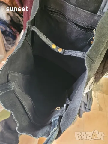 голяма черна торба, ЕСТЕСТВЕНА кожа Birger& Mikkelsen( 102£  в интернет), снимка 10 - Чанти - 48767949