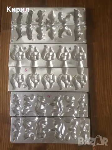 Форми за захарни петлета на клечка !!! руски калъпи /матрици/ за карамелени и шоколадови фигурки!, снимка 2 - Колекции - 48408666