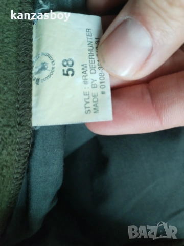 Deerhunter Raw Green - мъжки ловен панталон 58/XL , снимка 11 - Спортни дрехи, екипи - 53248366
