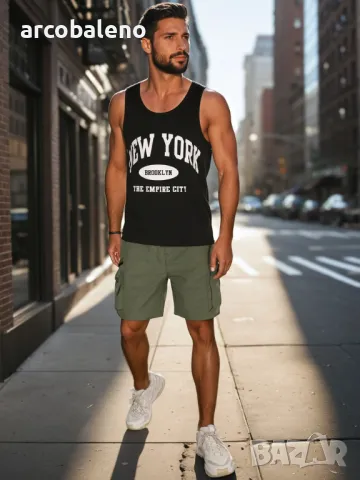 Мъжка тениска без ръкави, 2цвята , снимка 7 - Тениски - 50379947