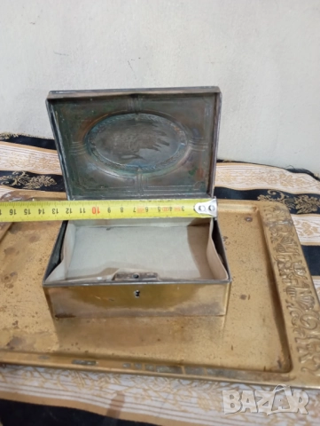 Кутия за бижута с поднос арт деко, снимка 5 - Други ценни предмети - 52933688