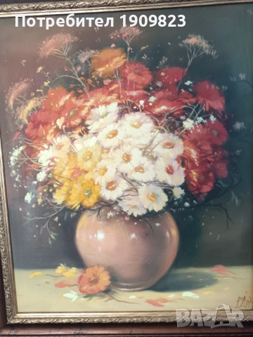 Стара маслена картина , снимка 4 - Картини - 51630668