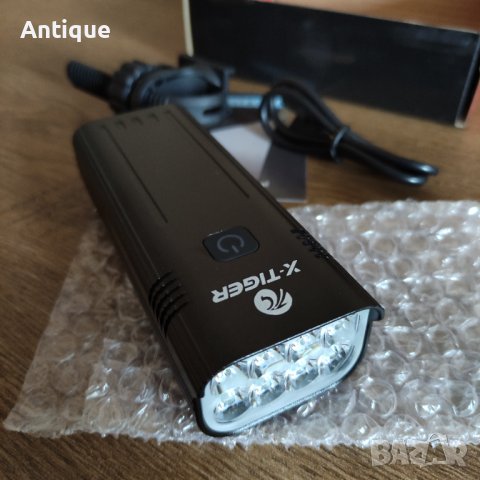 Брутално мощен LED прожектор за колело или електрически скутер, снимка 6 - Аксесоари за велосипеди - 43492154