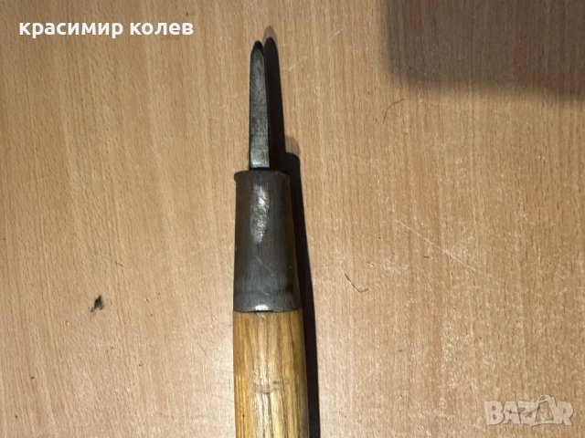 ръчно кован стар пикел, снимка 5 - Антикварни и старинни предмети - 52679280