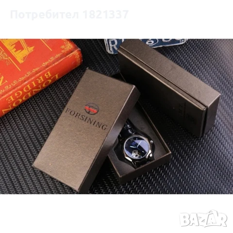 Луксозен механичен автоматичен часовник , снимка 5 - Мъжки - 51387777