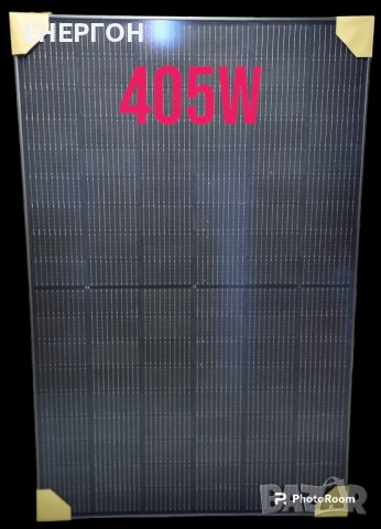 405w Високоефективен Фотоволтаичен панел ЧЕРНА РАМКА черна подложка изцяло черен, снимка 5 - Аксесоари и консумативи - 40836307