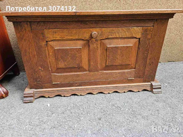 Масивен дъбов шкаф в стил Рустик, снимка 2 - Шкафове - 49029276