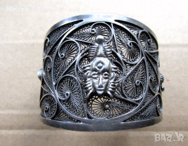 дамска сребърна гривна - 17, снимка 9 - Гривни - 43377124