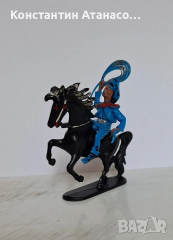 Фигурка на каубой W.Germany , снимка 2 - Фигурки - 53134925