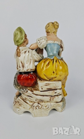 Фигурка на мъж и жена рибари - Gräfenthal, снимка 3 - Статуетки - 52158427