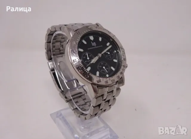 Френски кварцов часовник LIP хронограф, снимка 2 - Мъжки - 47916365