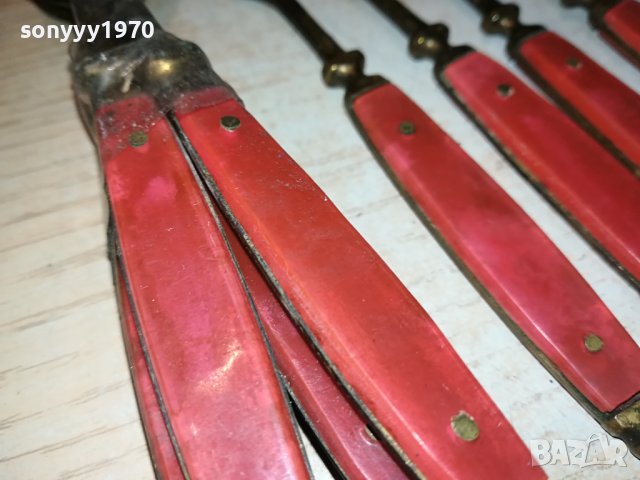 6 ножа+6 вилици+6 лъжици от франция 3101241013, снимка 6 - Антикварни и старинни предмети - 44059406