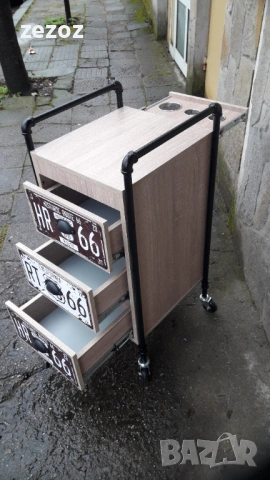 Шкаф-индустриален дизайн-нов, снимка 4 - Шкафове - 53519021