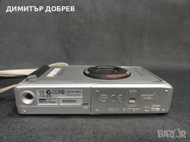 ФОТОАПАРАТ PENTAX OPTIO W60 10MP DIGITAL CAMERA, снимка 6 - Фотоапарати - 50644367