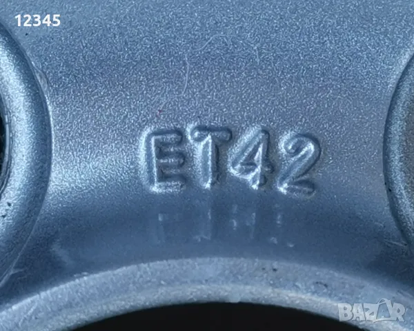 BBS-ки 16’’5x100 originalni za vw 16”5х100 оригинални за фолцваген-№527, снимка 5 - Гуми и джанти - 48405740