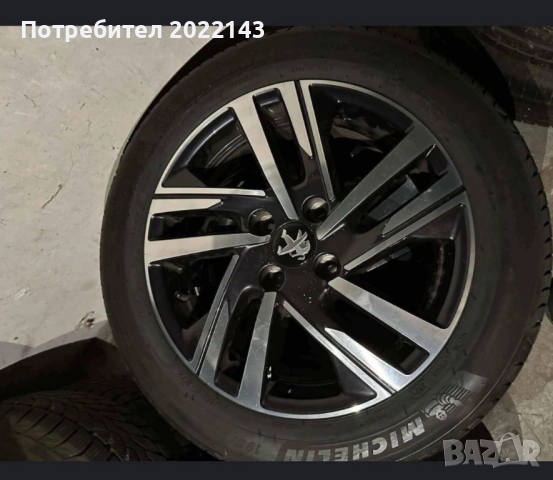 Джанти с нови летни гуми 4х108, снимка 2 - Гуми и джанти - 51727972