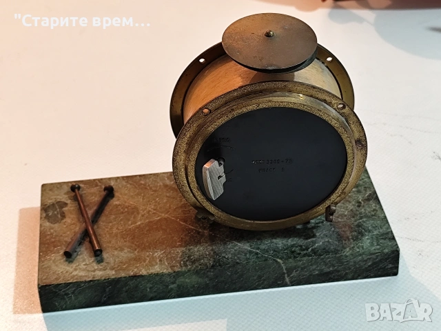 Настолен Часовник Молния, снимка 2 - Антикварни и старинни предмети - 53088225