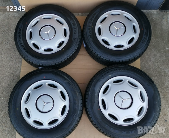 15’’5x112 originalni za mercedes vito/viano + нови зимни гуми 215/65R15C+тасове-№631