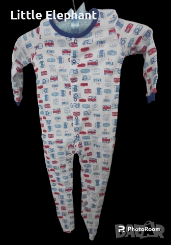 Цяло ромпърче"Camera selfie"за 3-6 мес момченце,Англия/ново, снимка 1