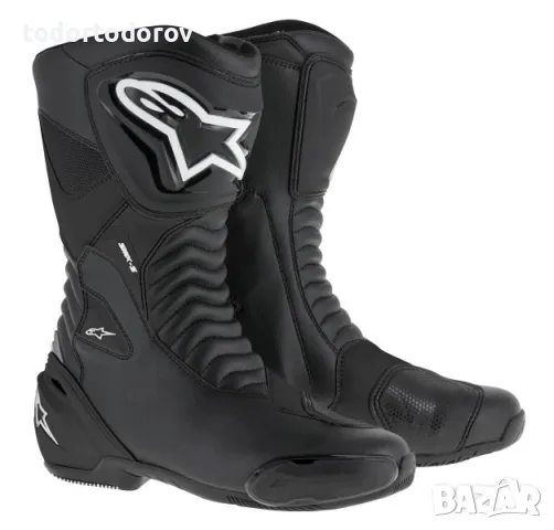 Топ цена Мото Ботуши ALPINESTARS SMX-S BLACK,размери 38 до 46!, снимка 1
