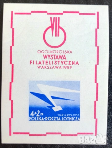 Полша, 1957 г. - лот марки на тема спорт, цветя, изкуство, музика, самолет, личности, кораб и др., снимка 6 - Филателия - 53303130