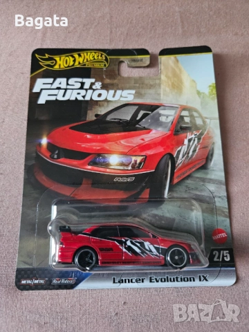 Hot Wheels Premium Lancer Evolution IX – 1:64 - Fast & Furious