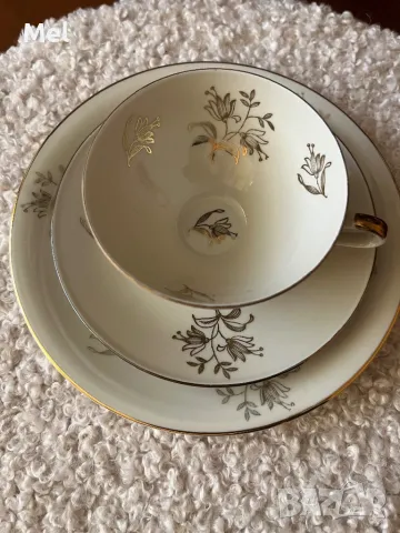 Троен баварски порцеланов сет, снимка 8 - Антикварни и старинни предмети - 49990687