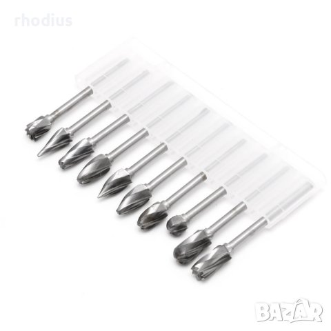 10бр фрези, борфрези за дърво и меки материали, снимка 7 - Други инструменти - 44020109