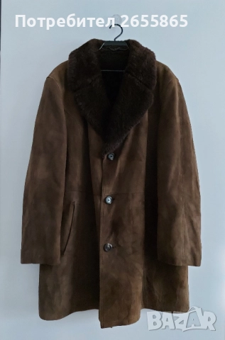 Мъжко палто от овча кожа