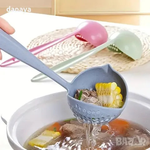 5366 Комбиниран черпак за супа с гевгир Soup Spoon