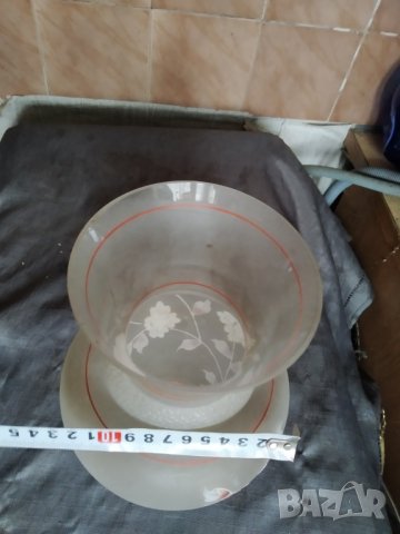 стъклена ваза в арт стил, снимка 4 - Вази - 35243072