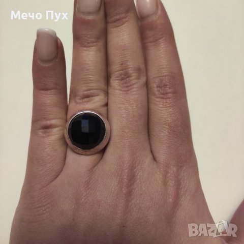 Сребърен пръстен (196), снимка 11 - Пръстени - 43688827