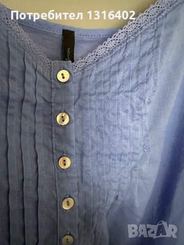 Летен топ Benetton размер M, снимка 2 - Потници - 40709709