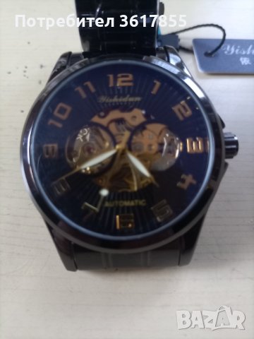 Луксозен автоматичен часовник Yishidun, снимка 3 - Мъжки - 40036914