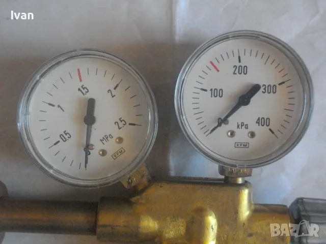 Нов РЕДУЦИР ВЕНТИЛ ЗА ГАЗ ПРОПАН-БУТАН Промишлен Индустриален Старо немско високо  качество ГДР, снимка 12 - Други инструменти - 47614161