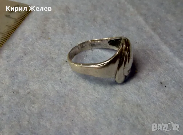 СТИЛЕН ДИЗАЙНЕРСКИ СРЕБЪРЕН ПРЪСТЕН СРЕБРО 925 БИЖУТЕРСКА АРТ ИЗРАБОТКА 48594, снимка 4 - Пръстени - 49757679