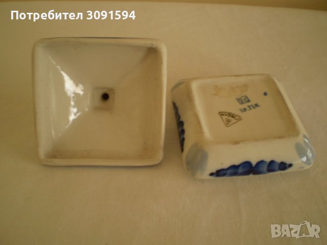 Порцелан кутия за бижута  ГЖЕЛЪ, снимка 10 - Колекции - 36685902