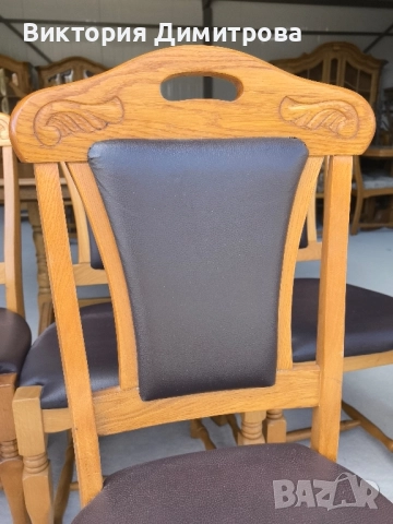 Комплект от 8 трапезни стола , снимка 4 - Столове - 51714506