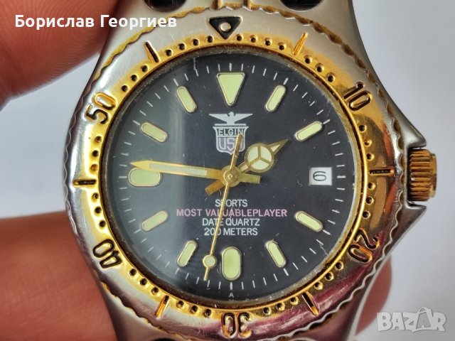 Часовник Elgin кварц, снимка 2 - Мъжки - 43069409