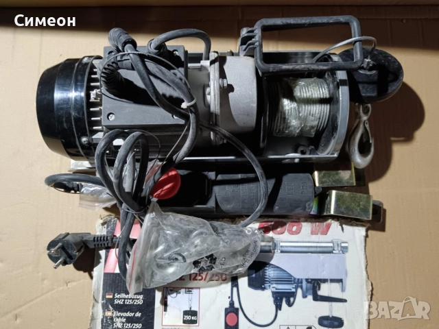 Електрически телфер Einhell TC-EH 250 125/250кг 2255130 - 500W , снимка 5 - Телфери - 52654270